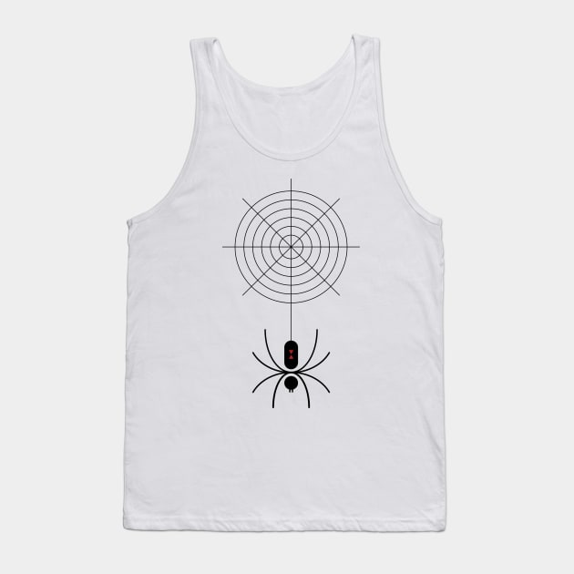 Black Widow Spider Tank Top by ScottyWalters